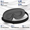 100% Blackout Sleep Mask for Women & Men - Eye Mask - Zero Eye Pressure Eye Mask for Sleeping - Eyelash & Eye Movement Friendly Sleeping Mask with Adjustable Strap - Premium Sleep Mask for Travel view 3