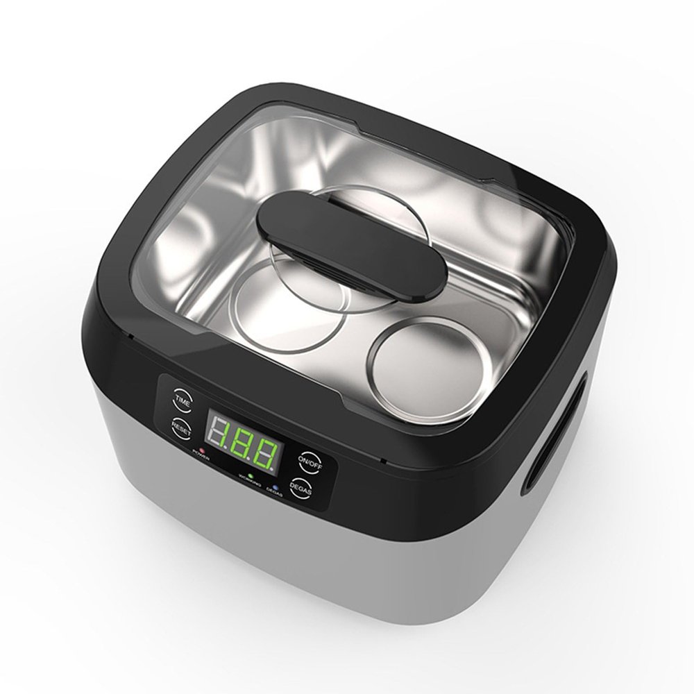 Steam Ultrasonic Cleaning Machine Toothbrush Head Lens Optical Cleaning Intelligent 5-Segment Digital Timing