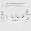 Steam Ultrasonic Cleaning Machine Toothbrush Head Lens Optical Cleaning Intelligent 5-Segment Digital Timing view 4