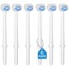 IIYL Replacement Tips for Waterpik Aquarius Water Flosser Waterpik Toothbrush Replacement Heads (6 Brush Head Tips) view 1