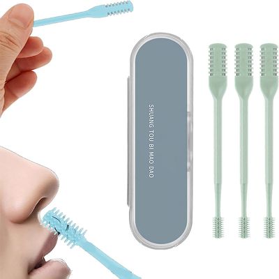 3pcs Nose Hair Trimmer Nose Hair Puller 360 Degree Rotating Nose Hair Trimmer for Men and Women Ear and Nose Hair Trimmer for Men and Women