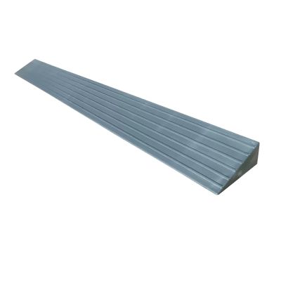 Yqyc Non-Slip Wheelchair Ramp, Portable Threshold Ramp, 2-7cm Rise, For Indoor Or Outdoor, Bathroom, Doorways, Supermarkets Entrance, Garage Entrance (Color : Gr, Size : 100x8x2cm)