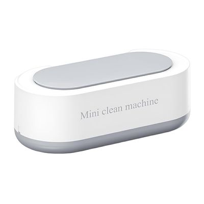 lmoikesz Contacts Lens Cleaning Machine for Sonic Battery Powered Rechargeable 360 Degree Button Control Household Washing Device, White