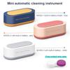 lmoikesz Contacts Lens Cleaning Machine for Sonic Battery Powered Rechargeable 360 Degree Button Control Household Washing Device, White view 4