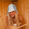 BIUDECO Felt Sauna Hat Thick Protective Sauna Cap for Men Women with Hanging Ring Comfortable Breathable Thermal Bath Hat for Spa Shower Use view 3