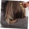 LALAFINA Horn Massage Comb 7-Tooth Plum Blossom Large-Tooth Scalp Massager for Head Stress Relief, Natural Horn Material, Random Color, Home Relaxation Tool view 4