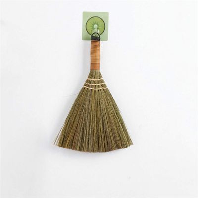 Handmade Straw Brooms for Sweeping, Natural Soft Straw Broom for Cleaning Indoor-Outdoor, Office, Sofa, Floor Car, Decor Idea -12 X 8 Inches /73 (Color : 2 Pcs)