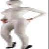 Full Body Latex Rubber White Catsuit Suit Hood Bodysuit Leotard,Custom Color,XX-Large view 1