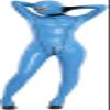 Latex Suit Rubber Full-Body Catsuit Suit Light Blue Hood Catsuit Leotard Custom Service,Custom Color,Custom Size view 2