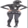 ANTIY Latex Gummi Uniform 100% Rubber Black Sexy Party,Black,X-Large view 3