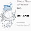 chenqi Protein Shaker Cup with Mixer Ball Gym Shaker Bottle Portable Milkshake Water Cup BPA Free, 500 ml(Purple) view 4
