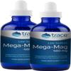 Trace Minerals Mega-Mag Magnesium | 400 mg Magnesium Chloride | Double Pack 2 x 118 ml | Supports Muscle Relaxation & Energy | Gluten Free & Vegan view 1
