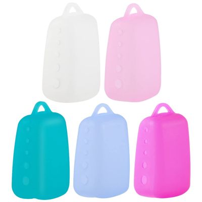 Alipis 5pcs Silicone Toothbrush Covers Travel Portable Toothbrush Head Protectors Dust Caps for Oral Home and Travel Use