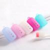 Alipis 5pcs Silicone Toothbrush Covers Travel Portable Toothbrush Head Protectors Dust Caps for Oral Home and Travel Use view 4