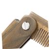 Beavorty Mini Pocket Comb for Beard Styling Wooden Beard Comb Care Tools for Men's Styling view 4
