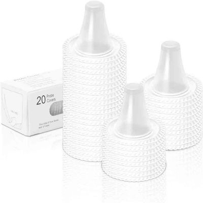100 Pack Ear Thermometer Covers Replacement Probe Cover Tips Lens Filters, Refill Caps for All Braun Models Digital Thermometers Disposable Covers