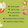Organix Strawberry & Apple Puffcorn, Organic Toddler Snack, Finger Food, 12+ Months, Multipack, 4 x 10 g Bags Per Pack (3 Packs Total) view 4