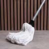 Addis Cotton Mop Made from Recycled Cotton with 3 Piece Handle and Extra replacement Mop Head, Metallic and Grey. Easy To Assemble view 2