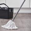 Addis Cotton Mop Made from Recycled Cotton with 3 Piece Handle and Extra replacement Mop Head, Metallic and Grey. Easy To Assemble view 4