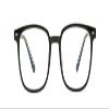 NOVESIXTDAT Stylish Reading Glasses Women Men, Square HD Blue Light Blocking Readers, Anti Glare Computer Flat Light Mirror (Color : Black, Size : +0.50) view 2
