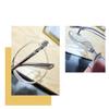 NOVESIXTDAT Stylish Oval Reading Glasses Women Men, Round Blue Light Blocking Computer Readers, Anti Eye Strain Flat Light Mirror (Color : Purple, Size : +1.50) view 3