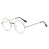 NOVESIXTDAT Round Metal Reading Glasses Women Men, Blue Light Blocking Readers, Retro Anti Eye Strain Computer Flat Light Mirror (Color : Silver, Size : +1.50) view 1