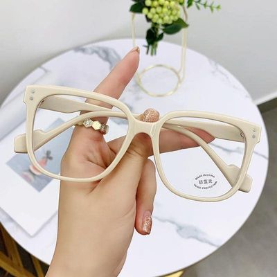 NOVESIXTDAT 2023 Reading Glasses Women, HD Blue Light Blocking Readers, Anti Glare Comfortable Computer Goggles Flat Light Mirror (Color : White, Size : +2.50)
