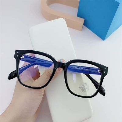 NOVESIXTDAT Comfortable Reading Glasses Women, HD Blue Light Blocking Readers, Anti Glare Computer Goggles Flat Light Mirror (Color : Black, Size : +0.00)