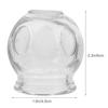 PLAFOPE Cupping Therapy Set 6 Pcs Glass Massage Cups for Back and Body Suction Manual Fire Cupping Device for Blood Flow and Muscle Relaxation view 4