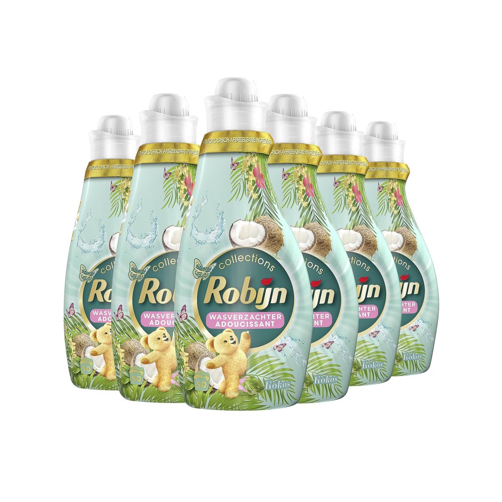 Robijn Vloeibare Waterless Coconut Sensation Pack of 8 Multipack