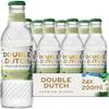 Double Dutch Elderflower Tonic Water | Low Calorie Diet Tonic Water | 100% Natural Ingredients | Gluten Free, Vegan Friendly Premium Mixer Perfect For Gin, Vodka & Cocktails | 24 x 200ml Bottles view 1