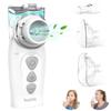 FEELLIFE Nebuliser Machine for Adults, Type-C Rechargeable Portable Nebuliser for Adults & Kids, Silent Portable Handheld Inhaler with 2 Masks, Mouthpiece and Storage Bag view 1