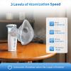 FEELLIFE Nebuliser Machine for Adults, Type-C Rechargeable Portable Nebuliser for Adults & Kids, Silent Portable Handheld Inhaler with 2 Masks, Mouthpiece and Storage Bag view 3