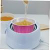 Beavorty 6pcs Wax Melting Bowls Aluminium Foil Hair Removal Wax Bowls for Beans Large Capacity Suitable for Underarm and Face Microwave and Warmer Safe view 2