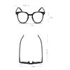 NOVESIXTDAT Retro Round Reading Glasses Women Men Blue Light Blocking Glasses, Anti Eyestrain Computer Reader, Anti Glare Eyewear (Color : White, Size : +150) view 2