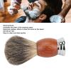 ANKROYU Shaving Brush, Shaving Foam Brush, Cleaning Brush with Wooden Handle for Men, Shaving Brushes for Home Barber Shop view 4