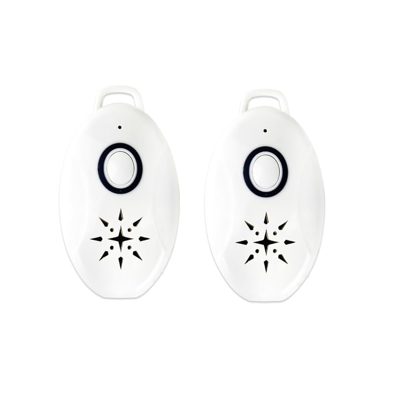 2pcs Mini Ultrasonic Mosquito Repellent, Portable Mosquito Repellent Pendant, Frequency Conversion, USB charging Ultrasonic Pest Repeller For Indoor Outdoor Travel Hiking