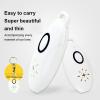 2pcs Mini Ultrasonic Mosquito Repellent, Portable Mosquito Repellent Pendant, Frequency Conversion, USB charging Ultrasonic Pest Repeller For Indoor Outdoor Travel Hiking view 4