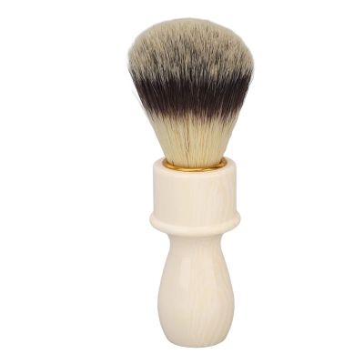 ANKROYU Shaving Brush for Men, Ergonomic Soft Bristle Shaving Brush with Resin Handle, Facial Grooming Tool for Home Barber Shop