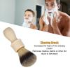 ANKROYU Shaving Brush for Men, Ergonomic Soft Bristle Shaving Brush with Resin Handle, Facial Grooming Tool for Home Barber Shop view 3