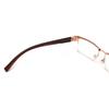 ZIZO EYEWEAR 2 Pack Men' Semi-Rimless Reading Glasses Light Tinted Lens &Clear Lens Reading Sunglasses/Spring Hinge R401 (Gold & GoldTintedBrown, +3.50 Magnification) view 4