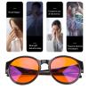 Fyearfly Anti Blue Light Glasses, 400-500Nm Blue Light Blocking Glasses Powerful Professional Filter Prevent Fatigue Glare Uv Eyestrain, For Long Time Watching Phone, Driving, PC Gaming(Round) view 4