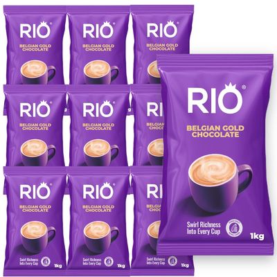 Rio Belgian Gold Premium Hot Chocolate - Delicious Luxury High Grade Cocoa Hot Chocolate Powder (1)