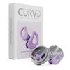 CURVD Everyday Earplugs  Ultra Soft, Customizable Sleep, Travel, Sensitivity, Noise Protection, for Sound Canceling Isolation, up to -30dB Reduction, NRR 15, Reusable and Sustainable (Purple) view 1