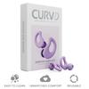 CURVD Everyday Earplugs  Ultra Soft, Customizable Sleep, Travel, Sensitivity, Noise Protection, for Sound Canceling Isolation, up to -30dB Reduction, NRR 15, Reusable and Sustainable (Purple) view 3