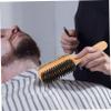 Beavorty Men Grooming Kit Beard Brush Double-Sided Natural Boar Bristles and Beech Wood Hair Styling Tool Reduces Beard Itch Removes Broken Hair view 4