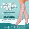 DRESHOW 4 Pairs Compression Socks For Women&Men Circulation Best Support for Athletic Running Cycling Travel view 3
