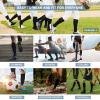 DRESHOW 4 Pairs Compression Socks For Women&Men Circulation Best Support for Athletic Running Cycling Travel view 4