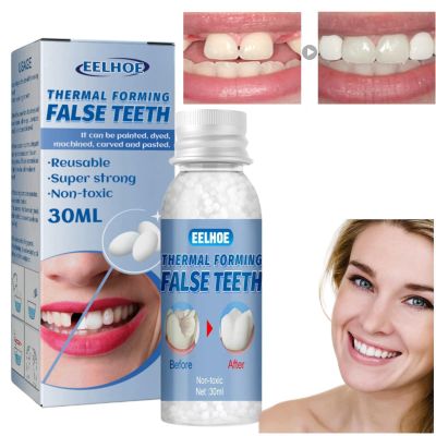 Temporary Tooth Filling,Tooth Filling Repair Kit,Tooth Repair Beads,Missing Tooth Replacement Kit,Moldable False Teeth for Fixing,Filling Missing Broken Tooth,Dental Repair Kit Filling for Fake Teeth