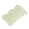FOMIYES Jade Scraping Comb for Home Use Massaging Tool for Scalp and Skin Portable Massage Comb Made of Natural Jade for Hair Growth and Facial Massage view 1